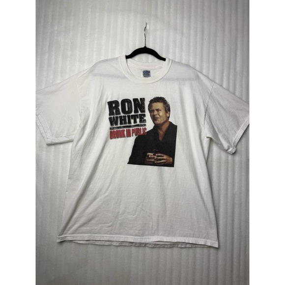 Gildan Other - Vintage Ron White Drunk In Public Comedy Show White Shirt Size XLarge TaterSalad